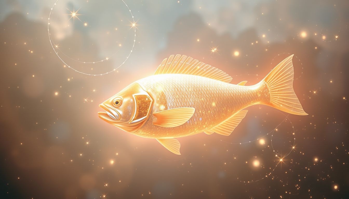 Rêver d'une morue en or symbolise richesse et prospérité brillante.
