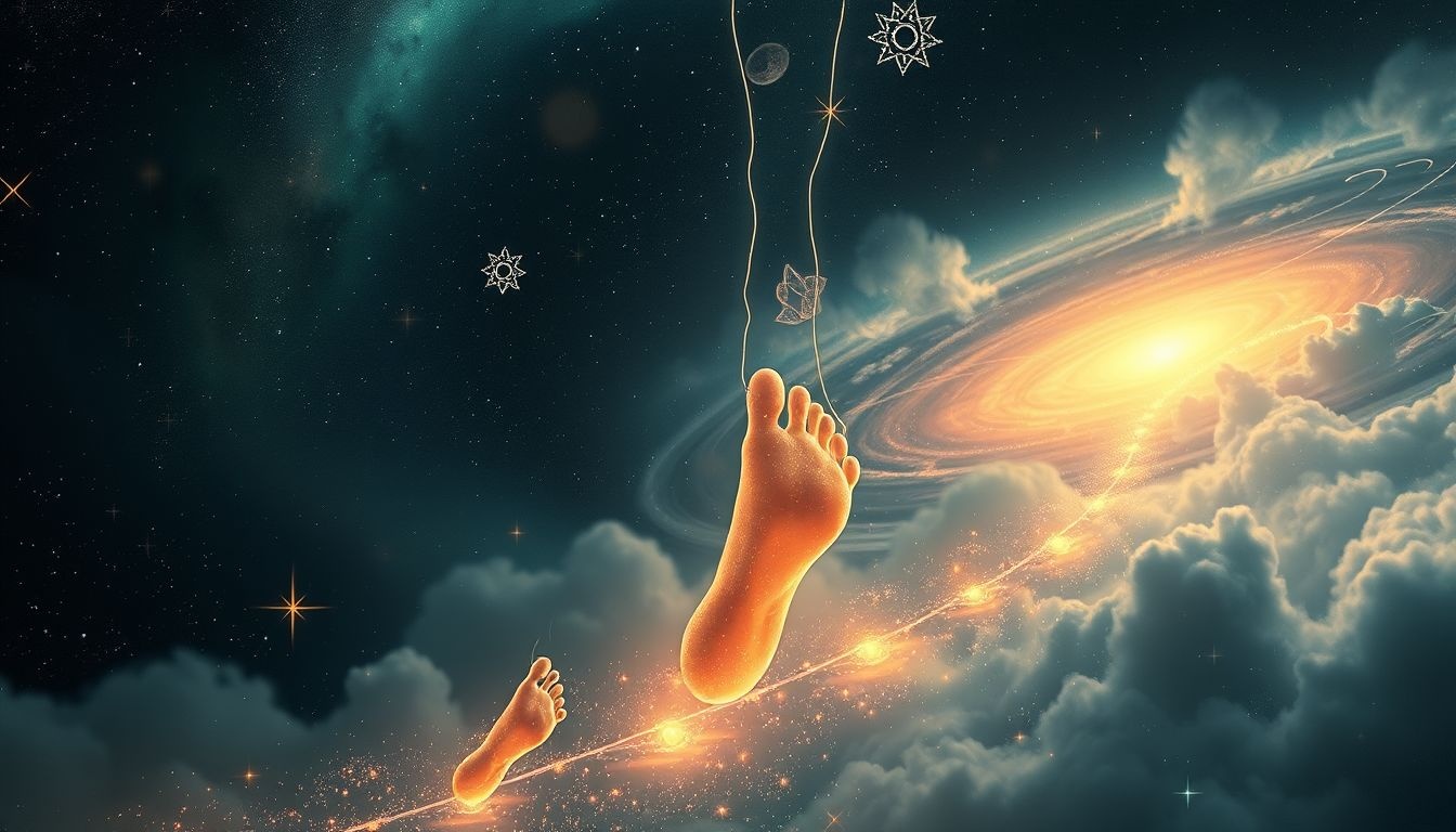 Rêver de pieds qui démangent symbolise souvent un choix incertain.