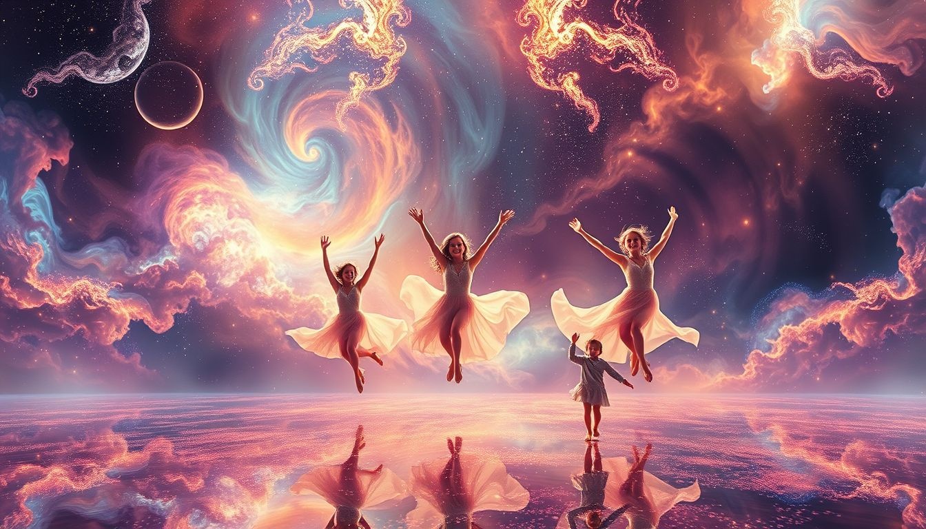 Rêver d'une piste joyeuse symbolise joie et célébration intérieure.