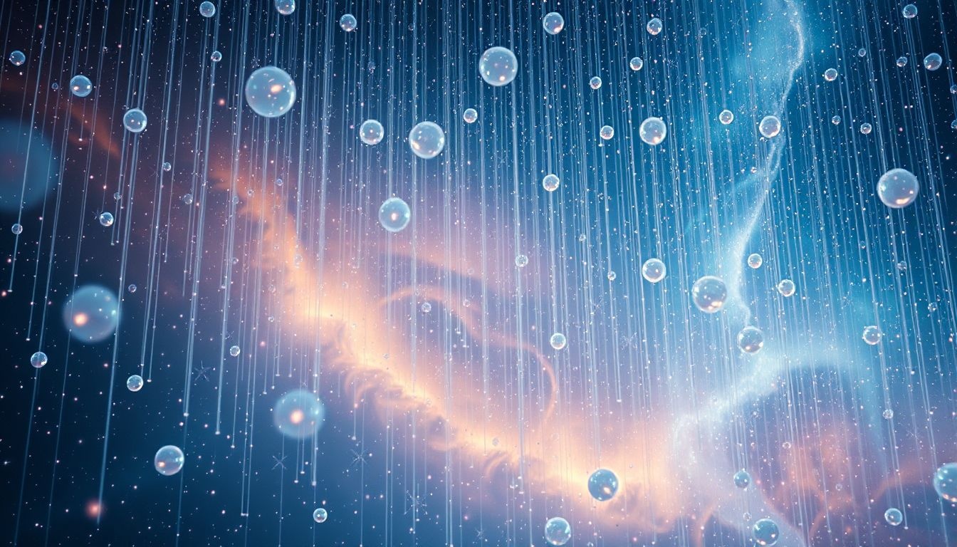 Rêver de pluie de base-balls symbolise opportunités abondantes et défis.
