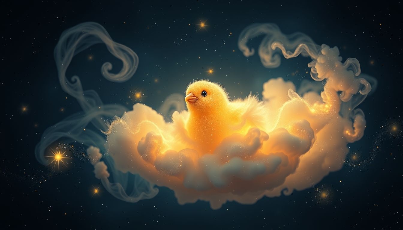 Rêver d'une poulette symbolise souvent l'innocence et la vulnérabilité.