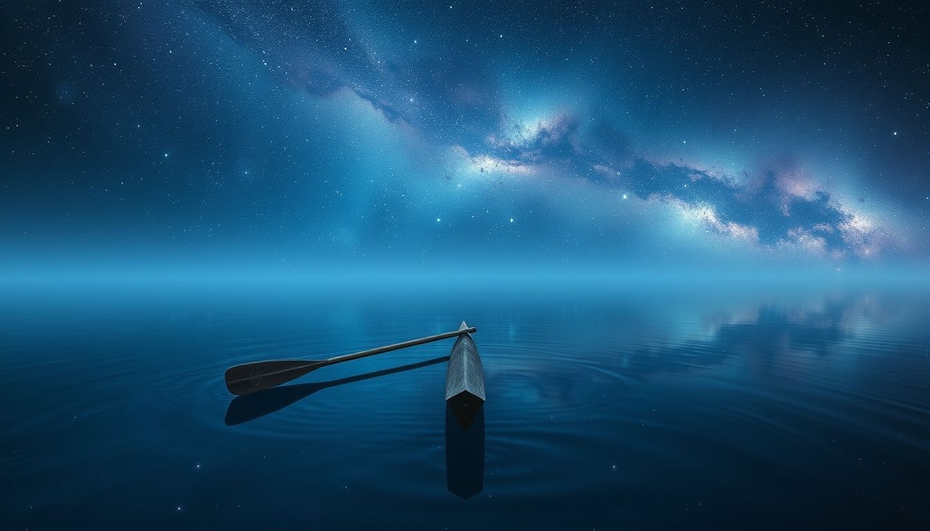 Rêver d'une rame seule symbolise souvent isolement et désespoir profond.