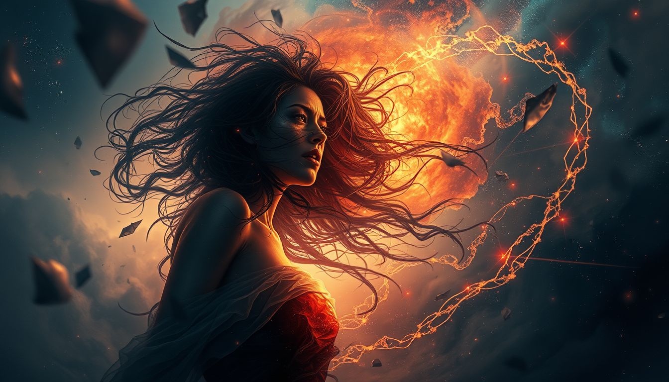 Rêver d’une Sybille en colère révèle des tensions intérieures profondes.