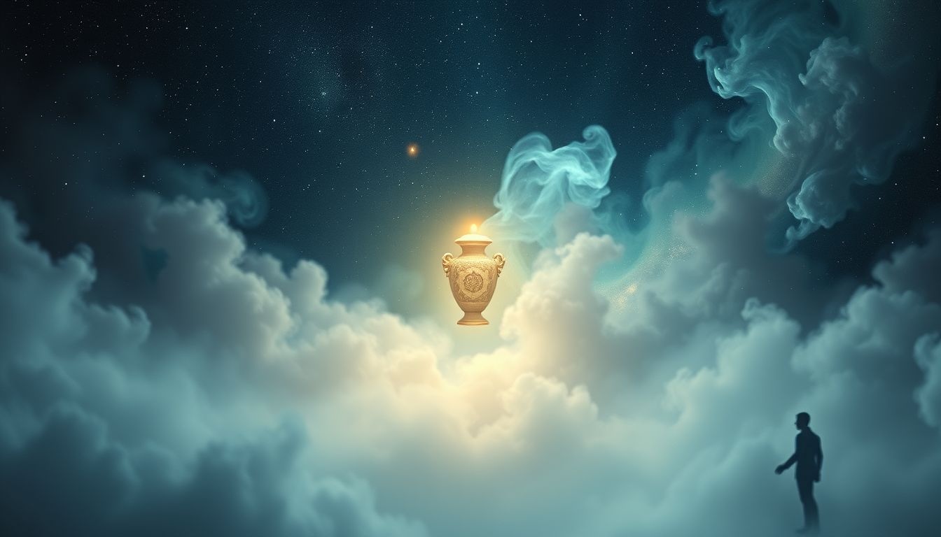 Rêver d'une urne inconnue symbolise un mystère intérieur non résolu.