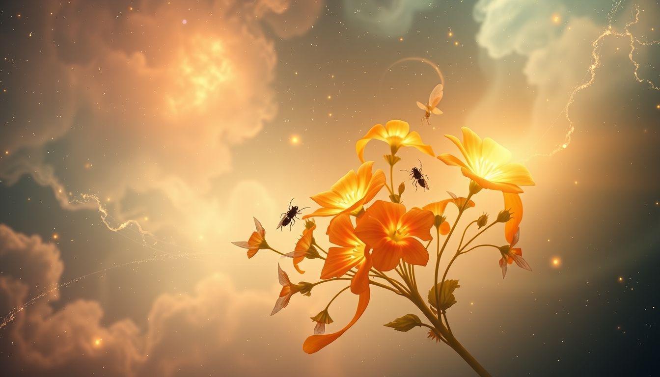 Rêver de capucines symbolise la transformation et l'équilibre naturel.