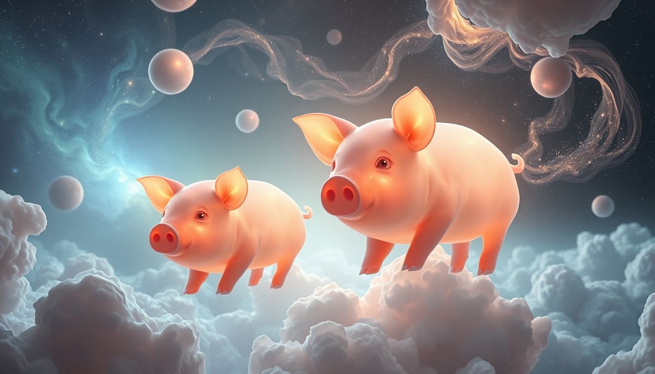 Rêver de cochons dans l'étable révèle richesse et tentations cachées.