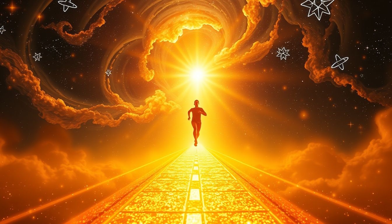 Rêver de marathon sous soleil symbolise optimisme et succès imminent.