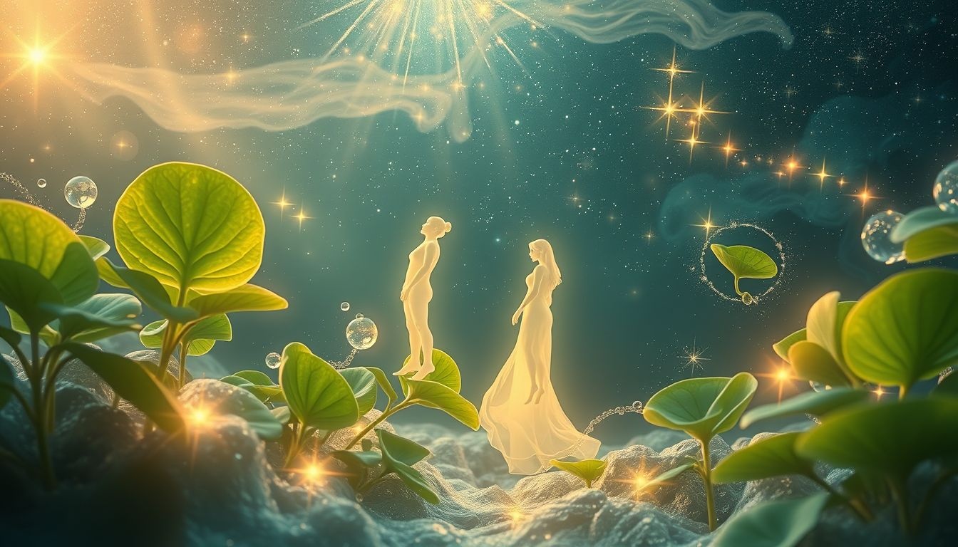 Rêver de cresson lié à une personne symbolise renouveau et guérison.