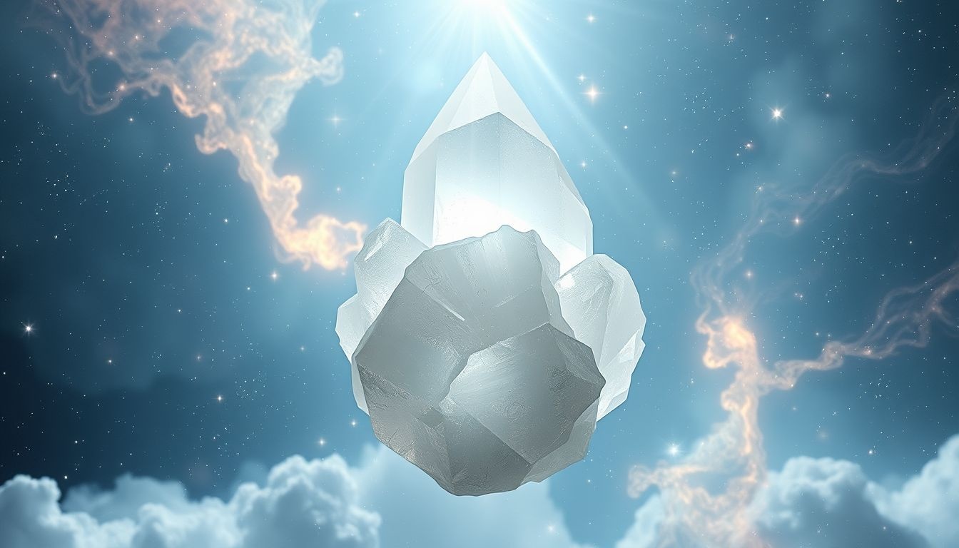 Rêver de sélénite symbolise la paix intérieure et la clarté spirituelle.