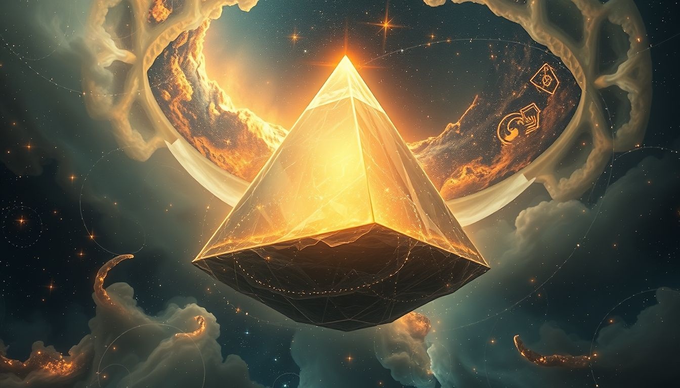 Rêver d’un trésor en pyramide symbolise richesse intérieure et succès.