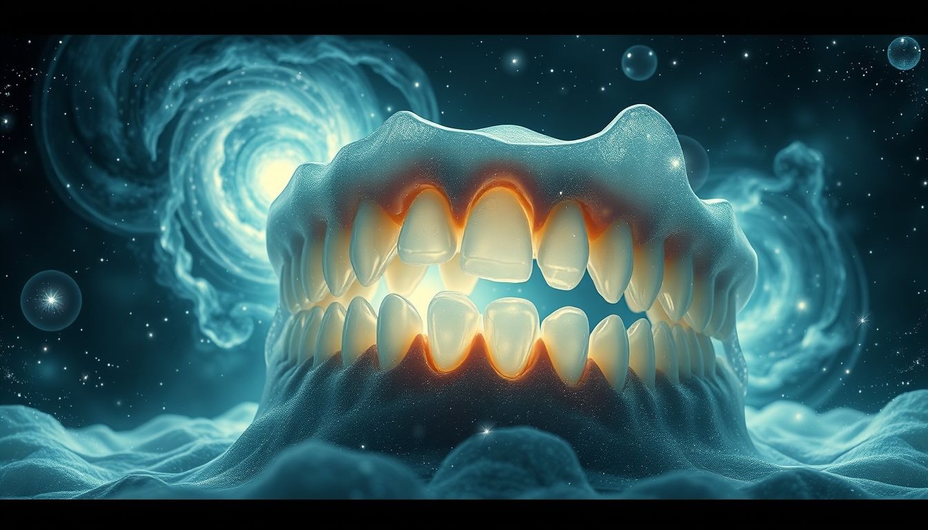 Rêver de dents qui grincent révèle souvent un stress intérieur intense.