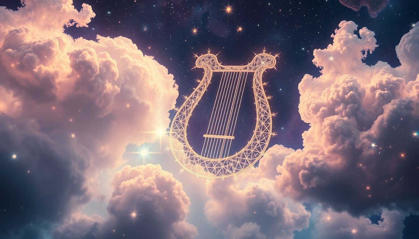 Rêver de la Lyre symbolise créativité et harmonie intérieure profonde.