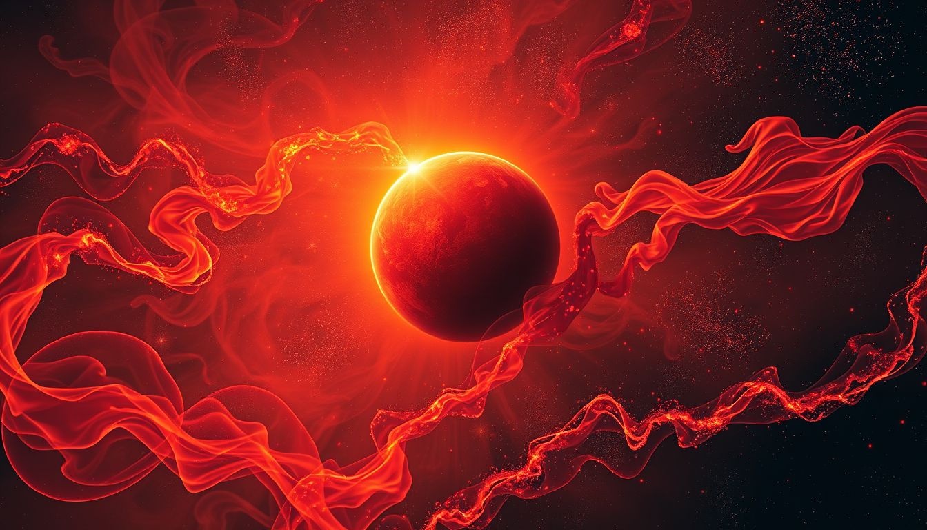 Rêver de Mars symbolise souvent passion intense et affrontements internes.