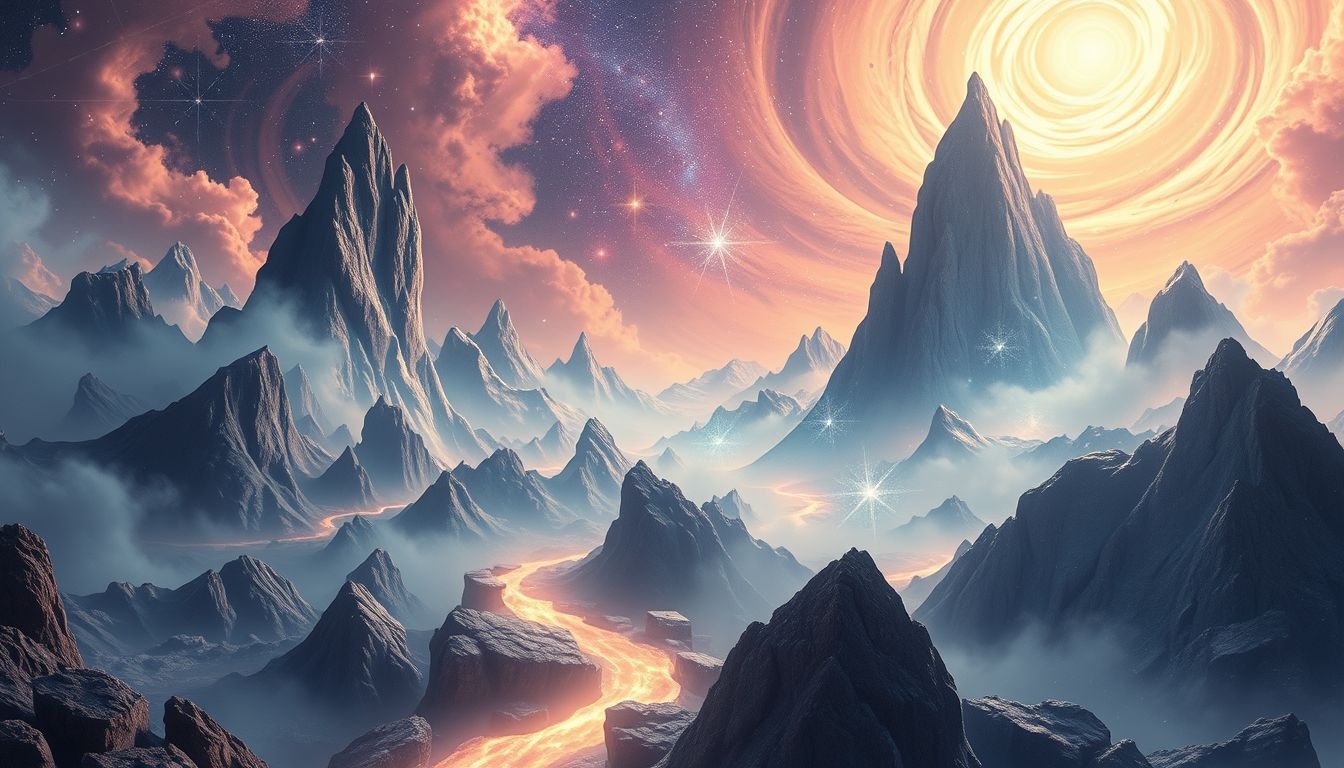 Rêver de montagnes symbolise souvent la conquête de défis personnels.
