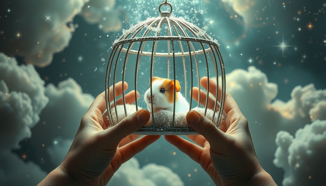 Nettoyer la cage symbolise purifier ses relations proches et familiales.