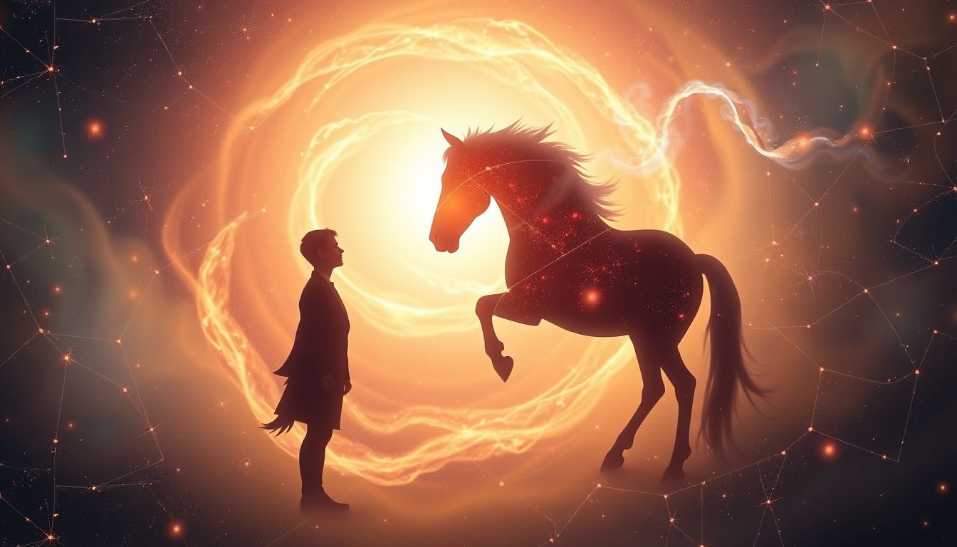 Rêver de parler à un cheval révèle votre sagesse intérieure cachée.