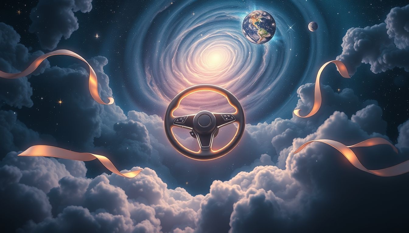 Rêver de partir en voiture symbolise souvent le contrôle et l'indépendance.