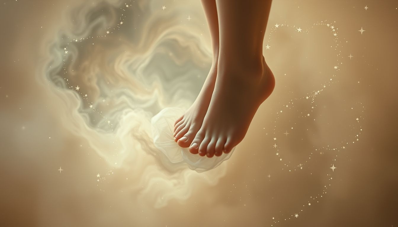 Rêver de petits pieds symbolise souvent une humble vulnérabilité intérieure.
