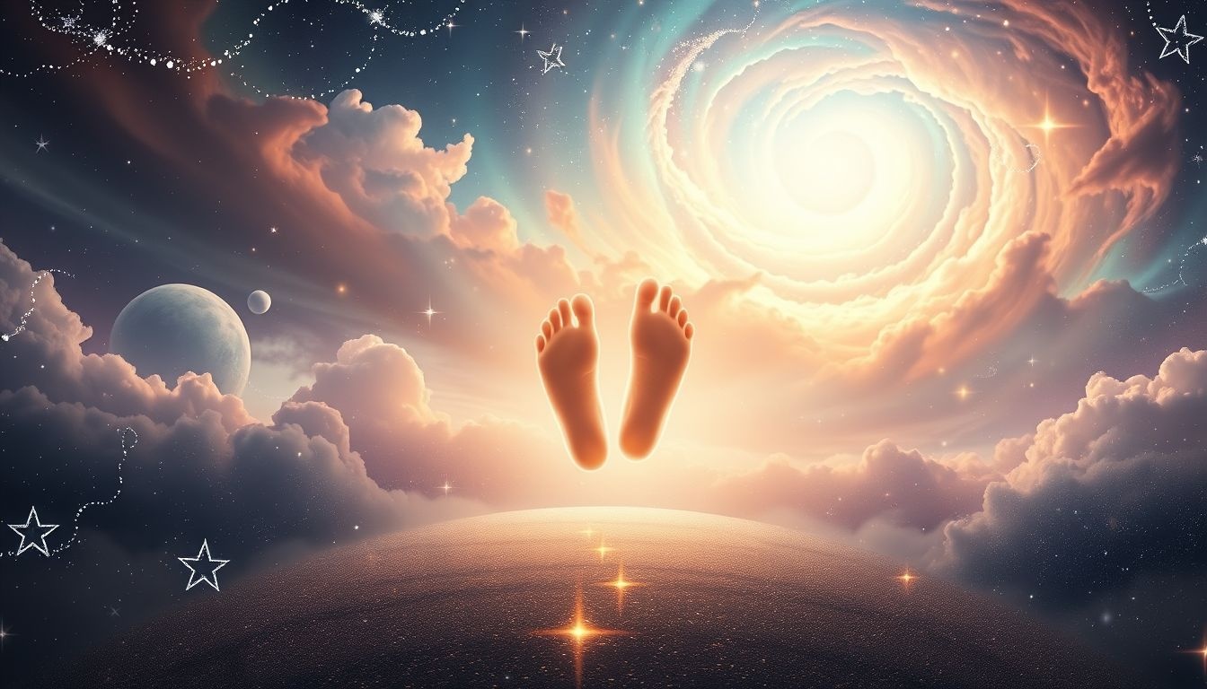 Rêver de pieds propres symbolise souvent une progression spirituelle sincère.