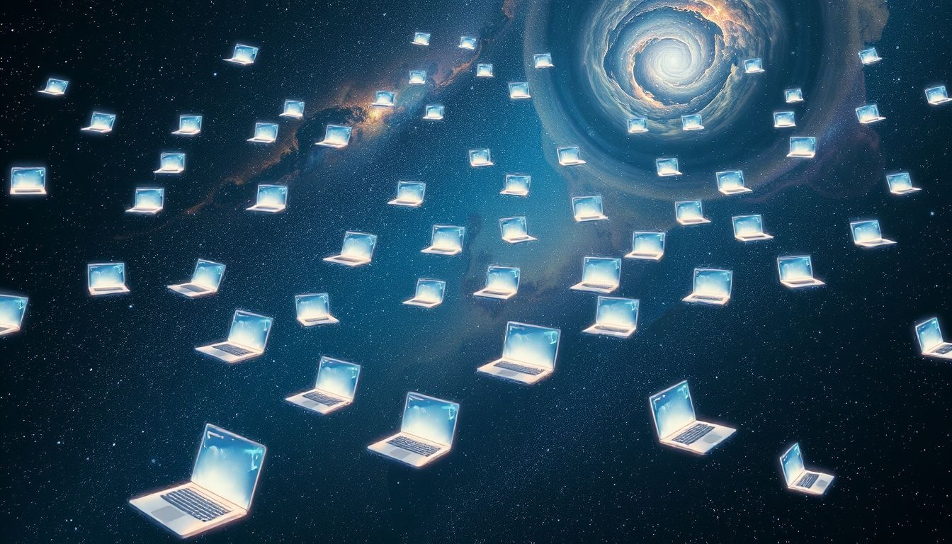 Rêver de plusieurs ordinateurs portables symbolise la multitâche mentale active.