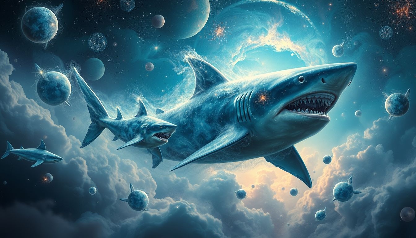 Rêver de multiples requins symbolise l’angoisse face aux défis.