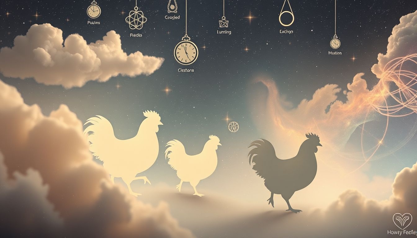 Rêver de poulets symbolise souvent la persévérance face aux obstacles.