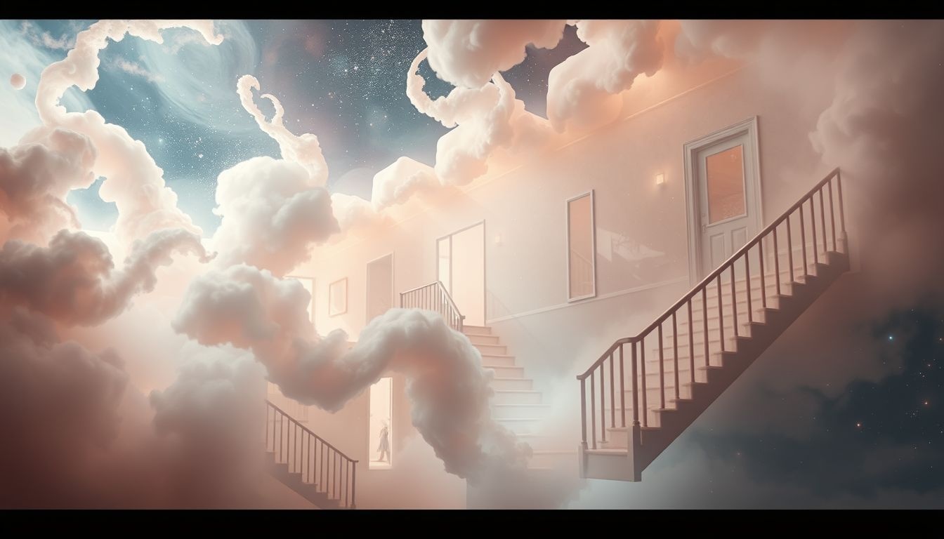 Rêver de se perdre dans sa maison d’enfance symbolise la confusion intérieure.