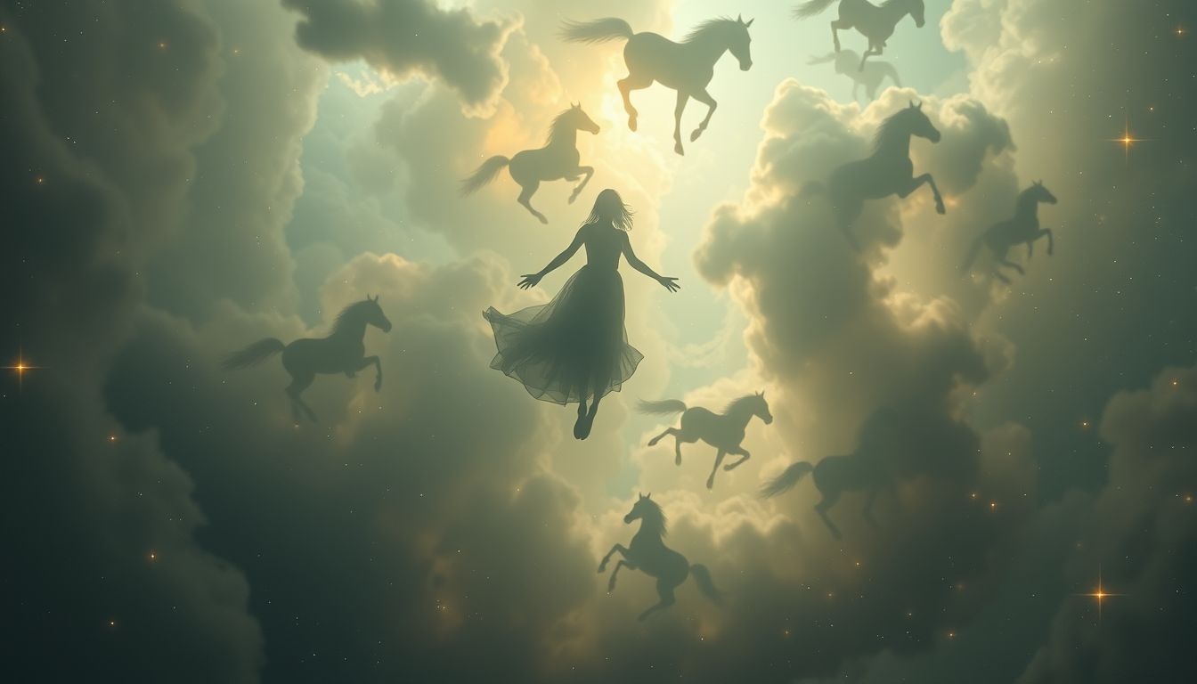 Rêver de tomber de cheval symbolise souvent une perte de maîtrise.