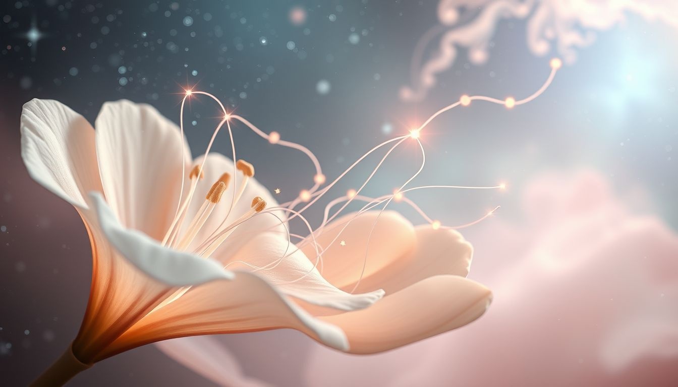 Toucher des étamines symbolise un éveil sensuel et émotionnel profond.