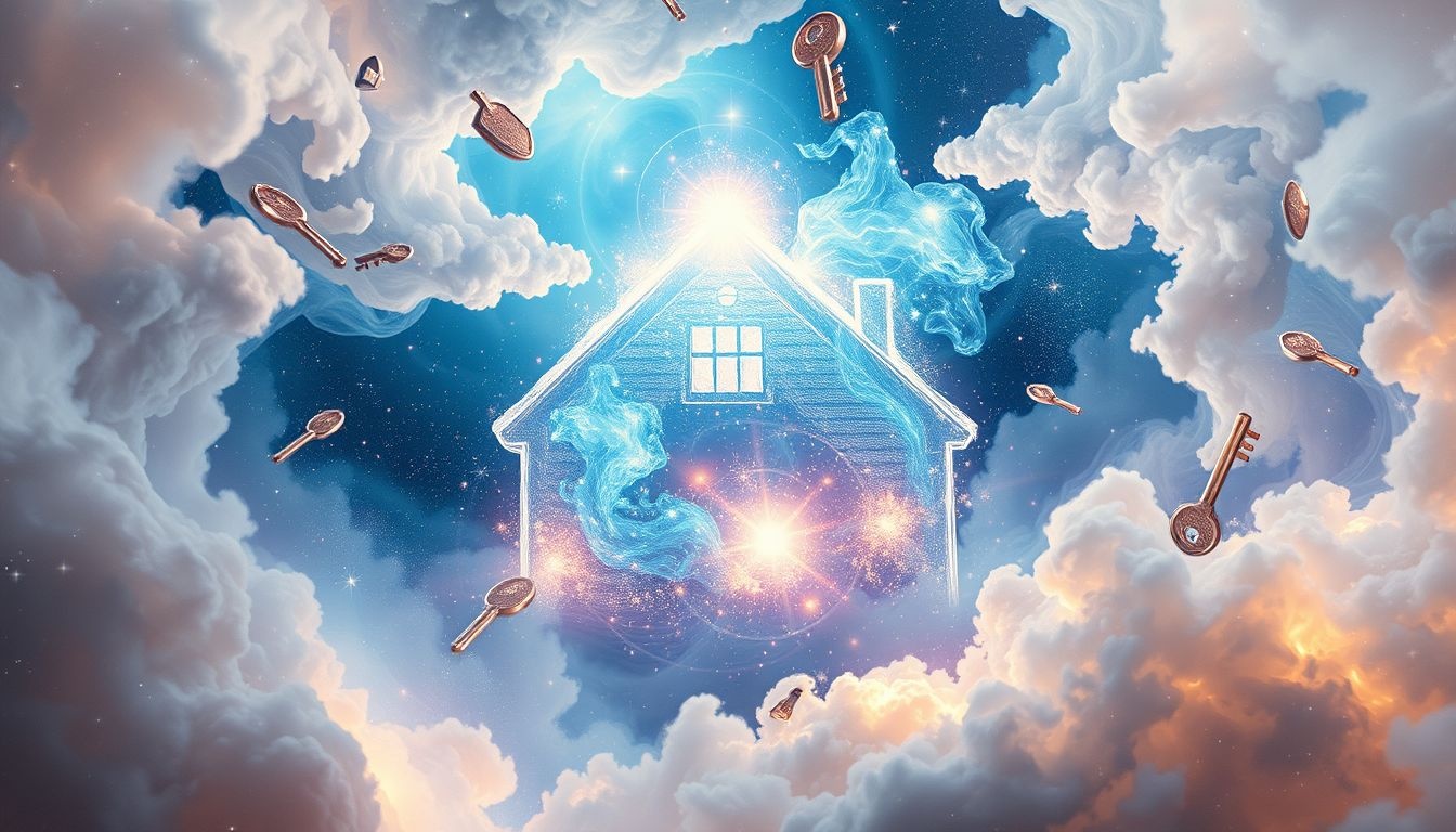 Rêver de vendre sa maison symbolise souvent un désir profond de renouveau.
