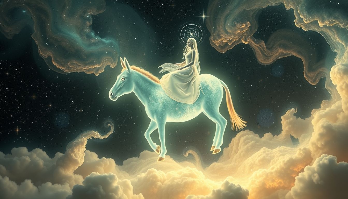 Monter un âne braillant révèle votre contrôle sur la vie.