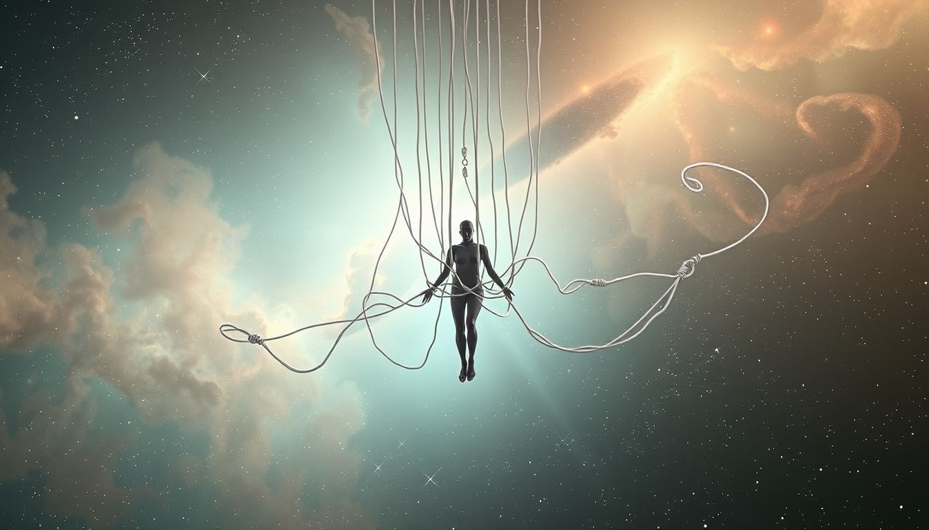 Recracher des cordes symbolise souvent une libération des contraintes intérieures.