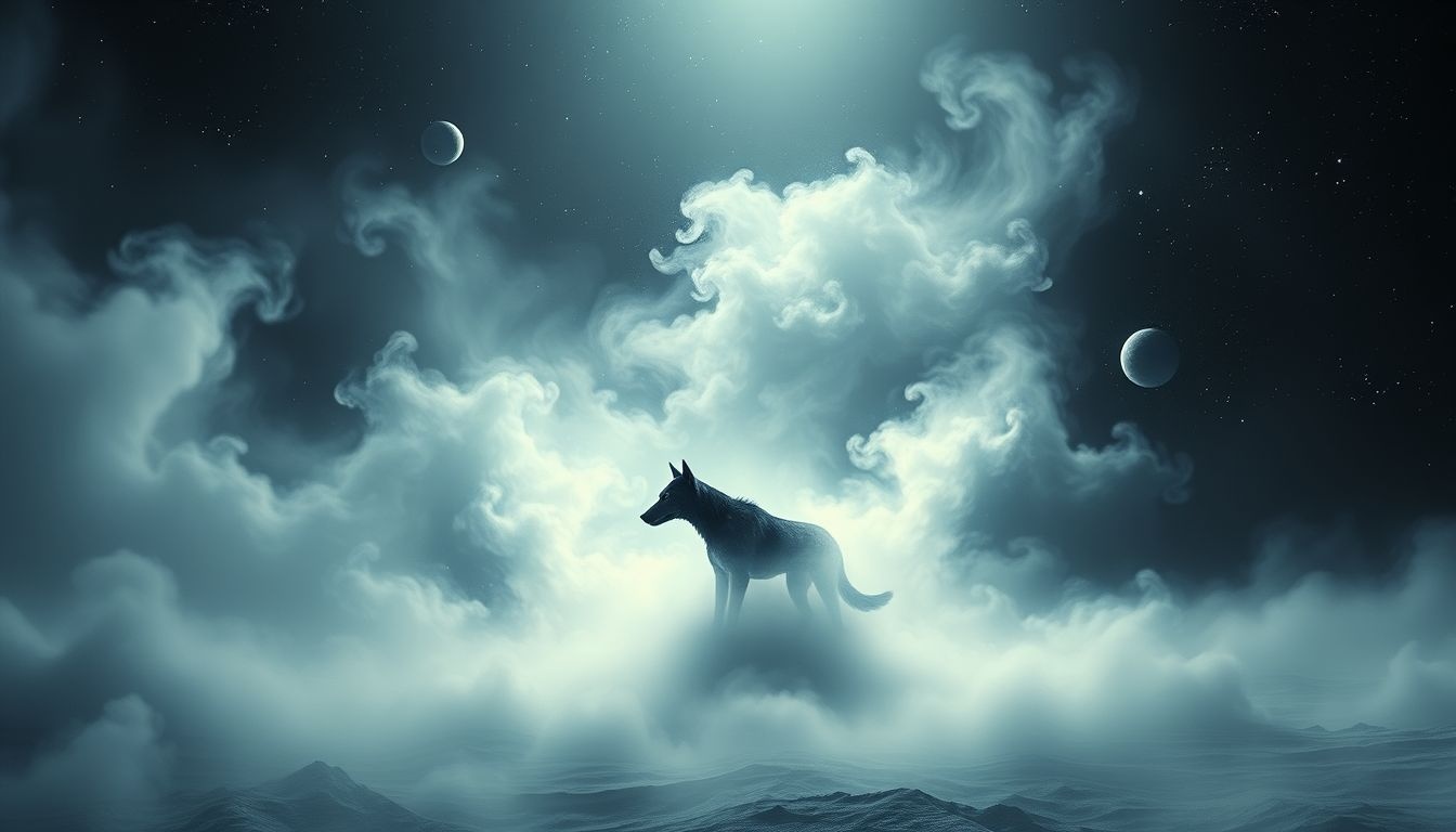 Rêver d'un chien attaquant dans un lieu inconnu symbolise l'anxiété.