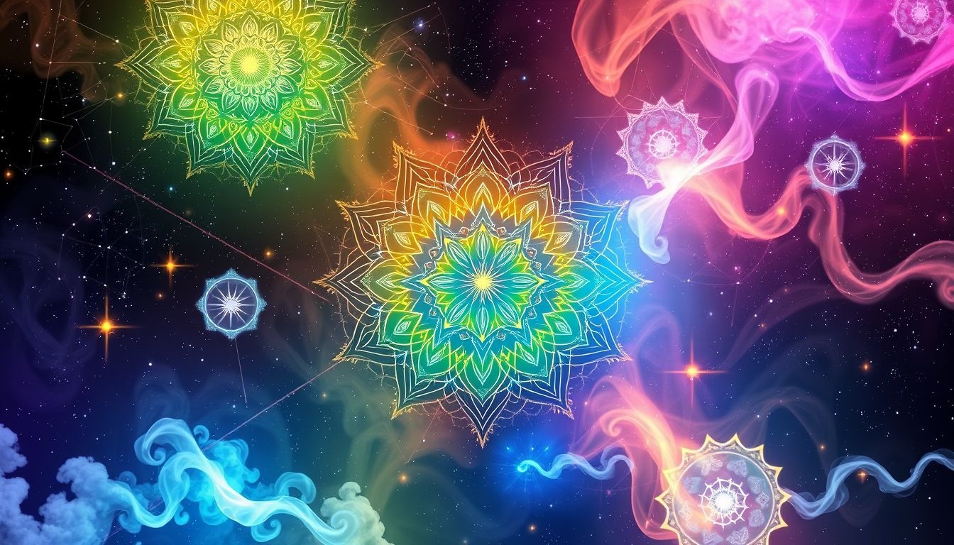 Les couleurs des mandalas rêvés reflètent émotions et transformations intérieures.
