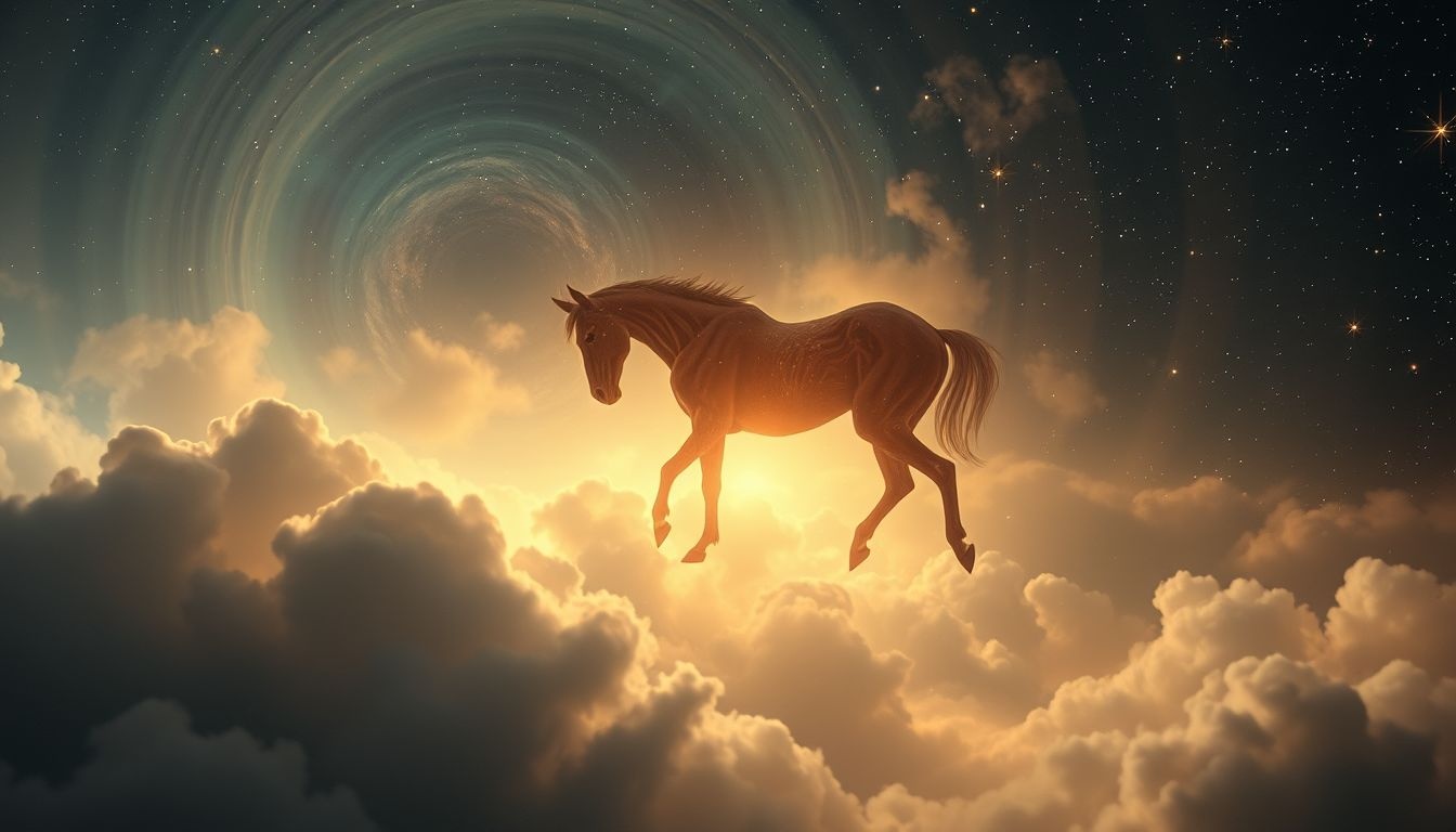 Un vieux cheval maigre symbolise souvent un épuisement profond.