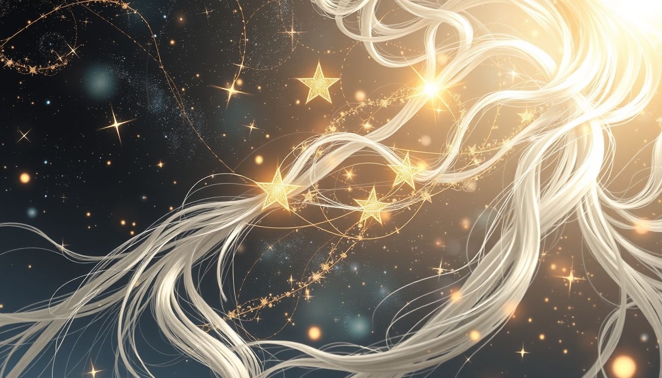 Rêver de cheveux blancs annonce souvent chance et prospérité imminentes.