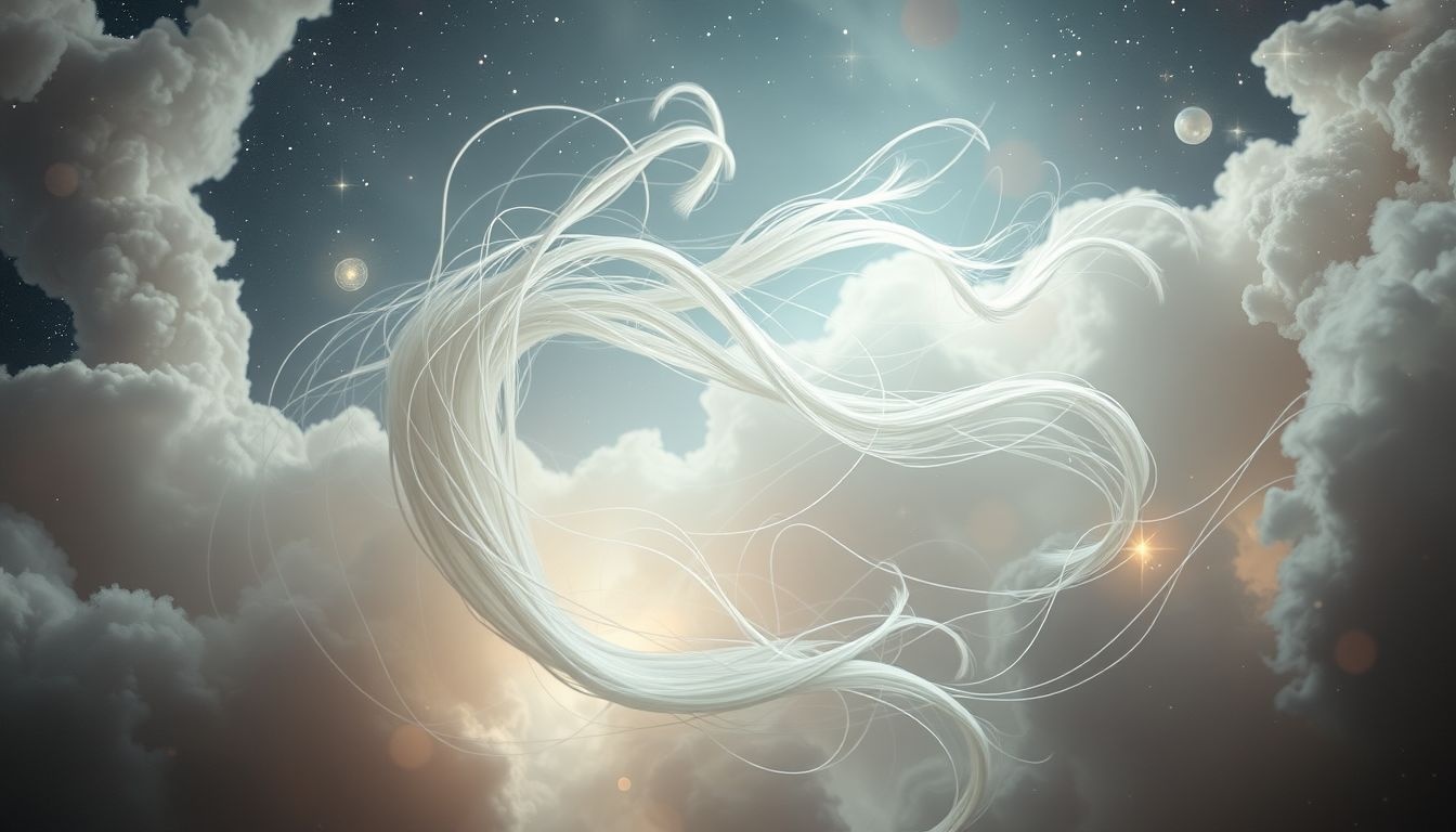 Rêver de cheveux blancs symbolise souvent la peur de la finitude.