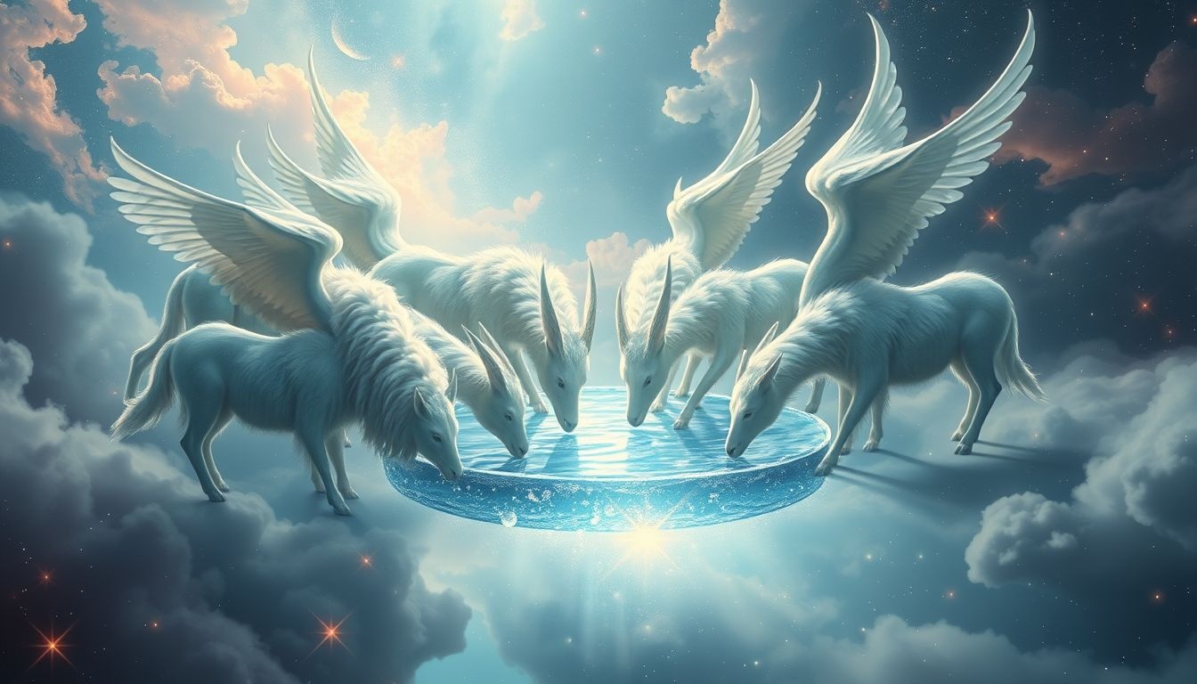 L'abreuvoir symbolise l'équilibre entre besoins individuels et collectifs.