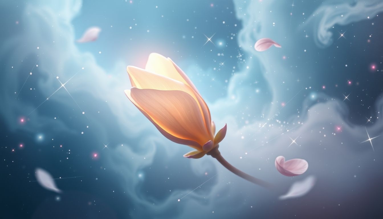 Le bourgeon symbolise l’espoir naissant et la beauté intérieure.