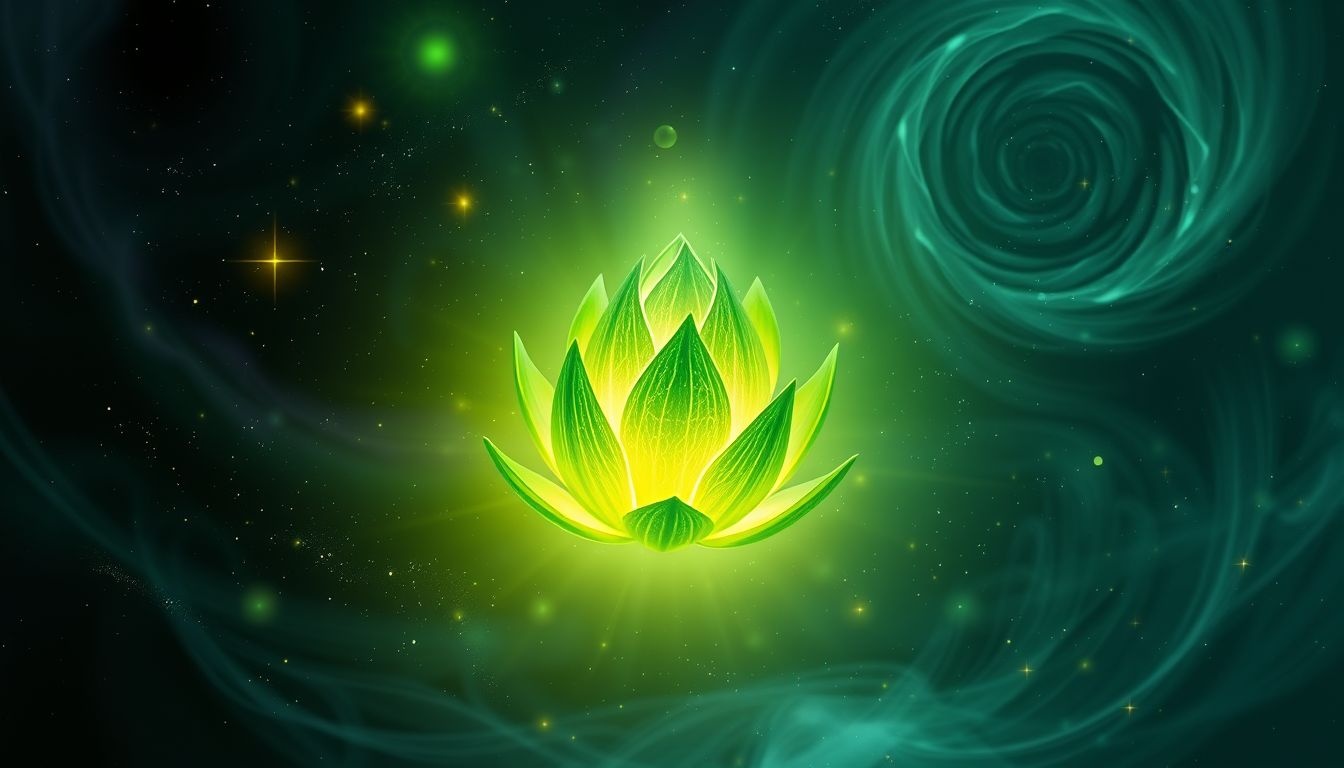 Le bourgeon symbolise l’énergie nouvelle et la renaissance intérieure.