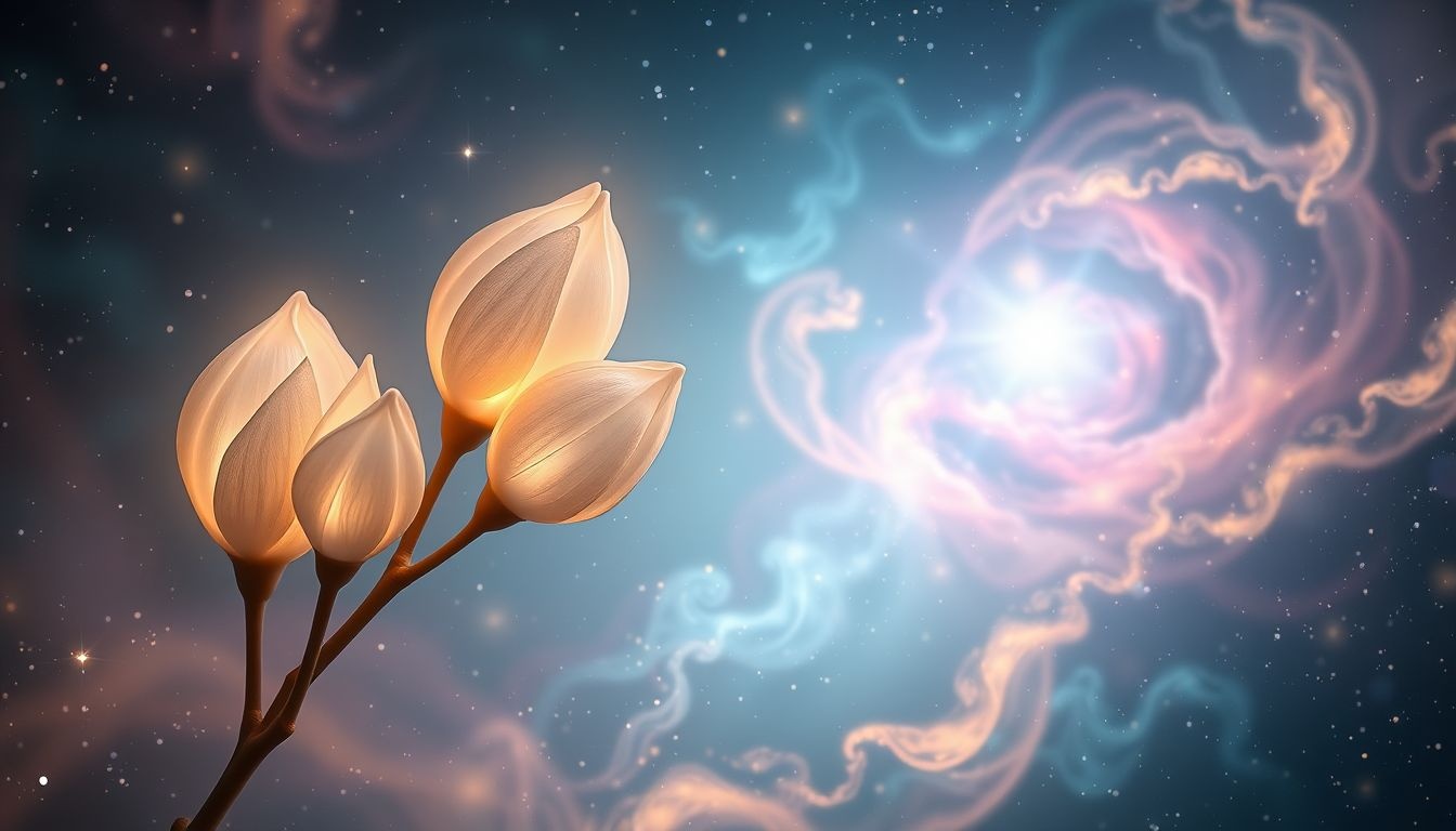 Les bourgeons symbolisent l'éclosion de nouvelles idées créatives.