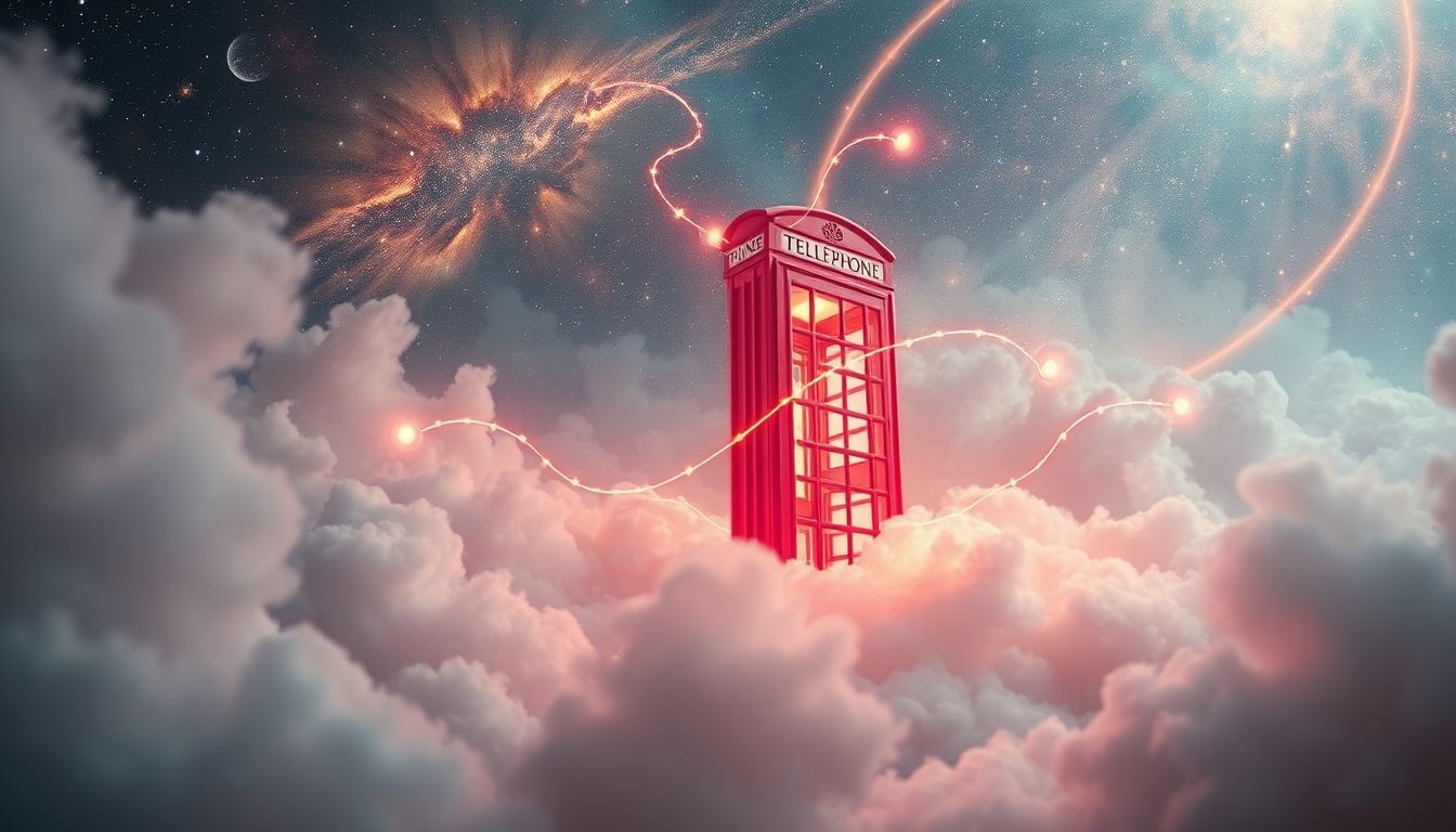 La cabine téléphonique rouge symbolise souvent un appel d'urgence vital.