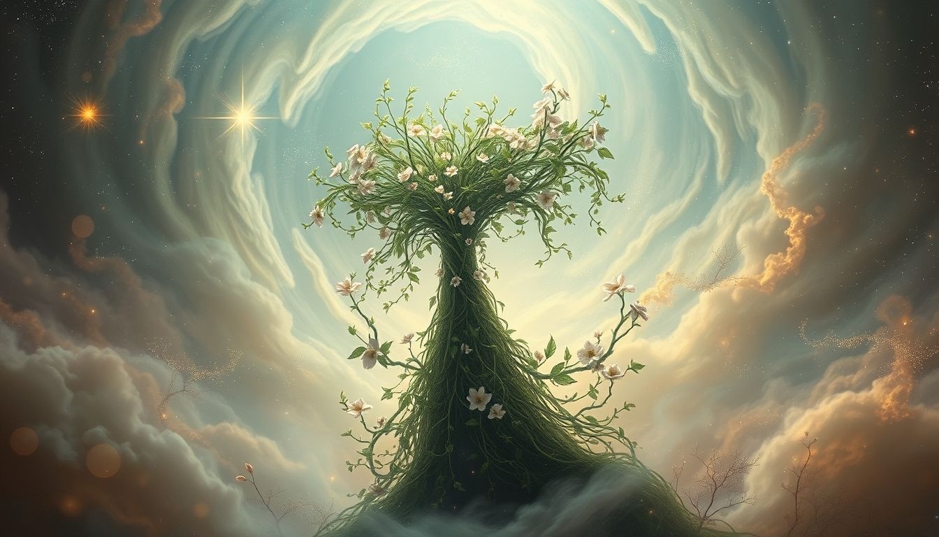 Le chevalier arbuste incarne protection intuitive et sagesse naturelle profonde.