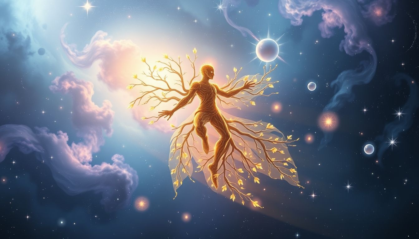 Le chevalier arbuste symbolise la protection et la quête intérieure.