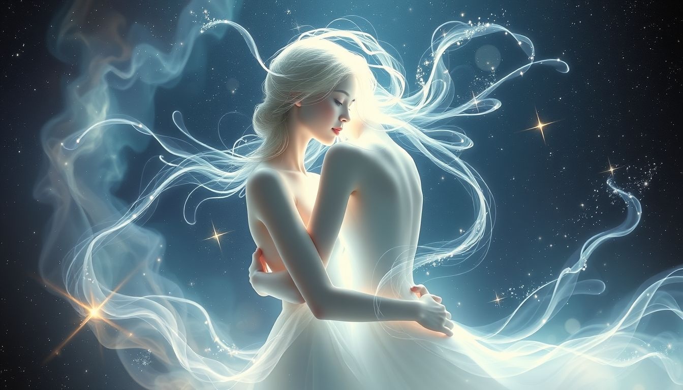 Les cheveux blancs symbolisent sagesse et maturité dans le couple.