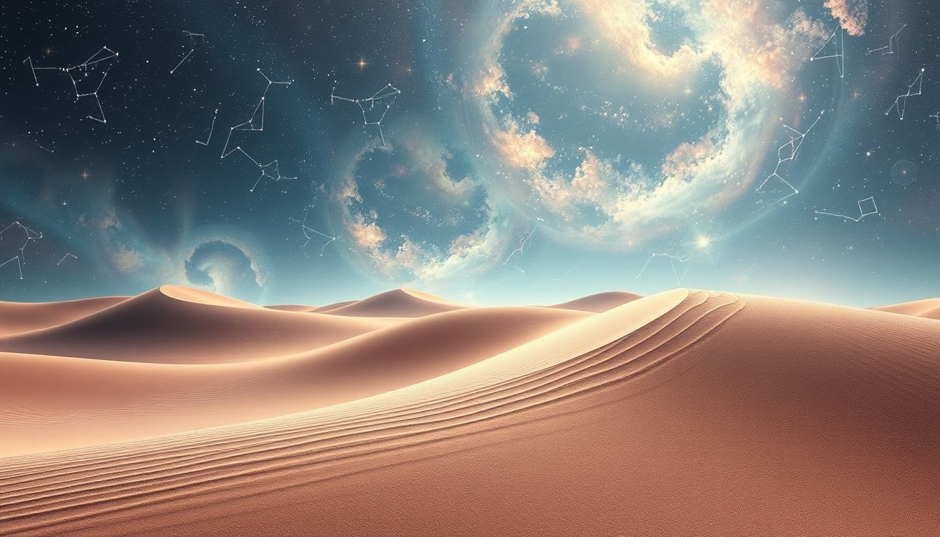 Rêver de dunes symbolise souvent des obstacles instables à surmonter.