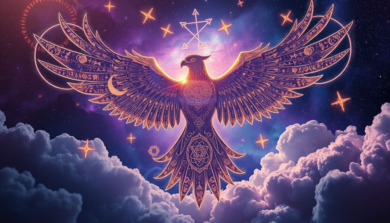 Le faucon symbolise souvent la vision claire et la liberté intérieure.