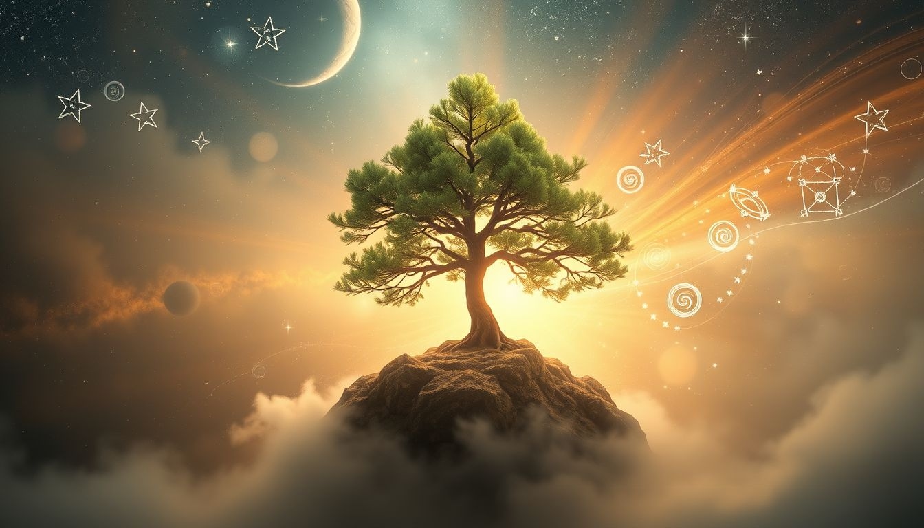 Le conifère symbolise ambition, persévérance et succès professionnel durable.