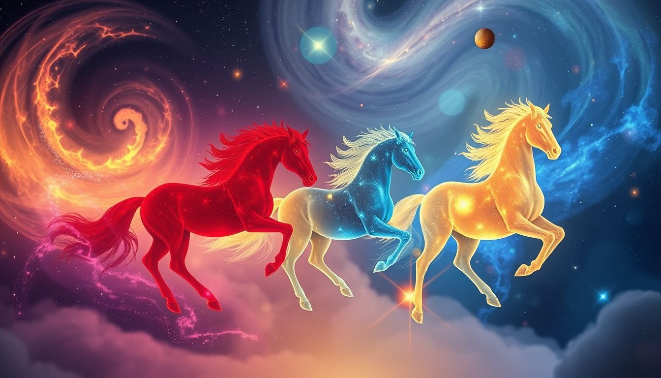 La couleur de l’étalon révèle l’émotion dominante du rêve.