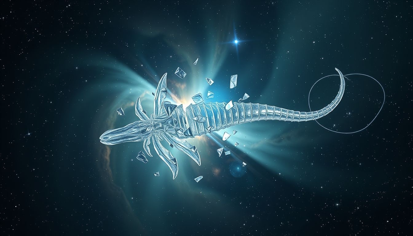 Un dard brisé symbolise souvent la perte de confiance personnelle.